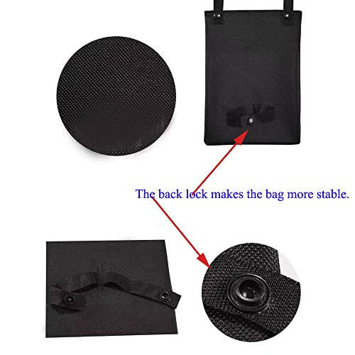 YehVeh 3 Pack Bike Handlebar Bag Bicycle Handle Bar Front Hanging Pouch 2 Layers with Mobile Phone Holder for Motorcycle eBike Scooter Trike Tricycle Cycling Vehicle Crossbar Kids Girls Boys Men Women - 6