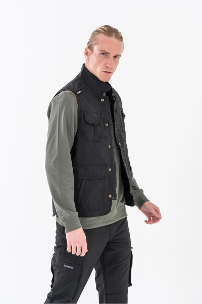 Bikatex Taktik Avcı Yeleği Çok Cepli Gazeteci Yeleği - 201-SİYAH - BİKATEX (1)