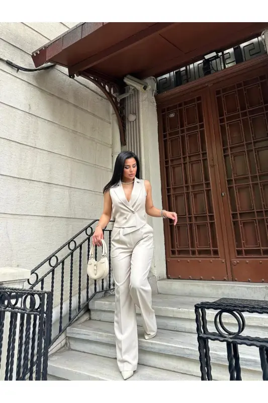 Yelek Shim Cepli Kostyum-TOSH - 10