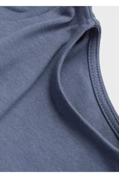 Yelkali paxta mato futbolka - 3