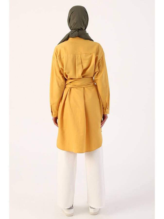 Yellow Belt Relaxed Fit Shirt Tunic - 9