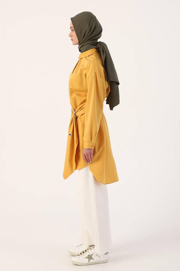 Yellow Belt Relaxed Fit Shirt Tunic - 13