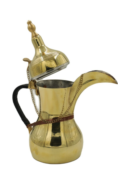 Yellow Copper Mırra Coffee Pot 21 Cm - 6