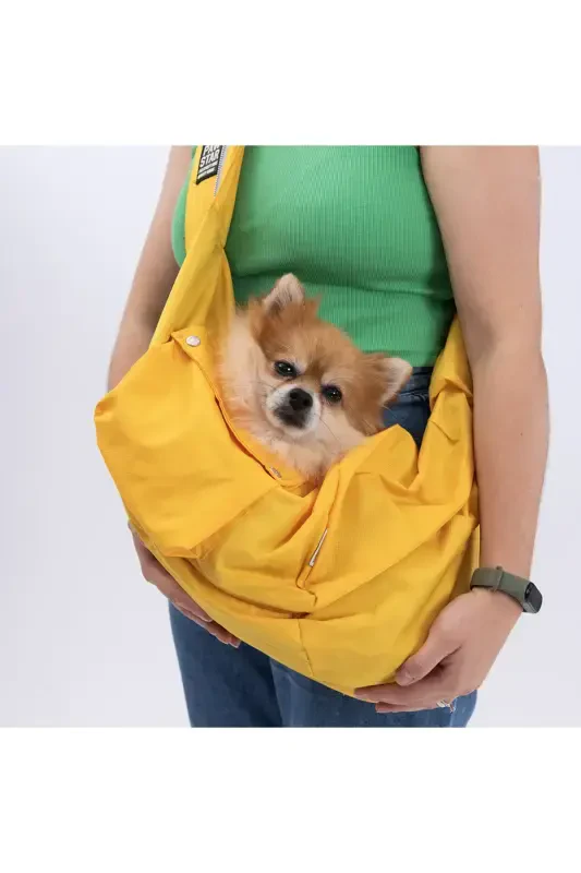 Yellow Crossbody Bag Cat Dog Carrier - Yellow - Modazone