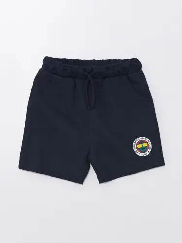 Yellow Fenerbahçe Printed Baby Boy T-Shirt and Shorts Set of 2 - Yellow - 4