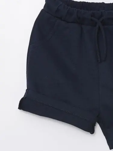 Yellow Fenerbahçe Printed Baby Boy T-Shirt and Shorts Set of 2 - Yellow - 6