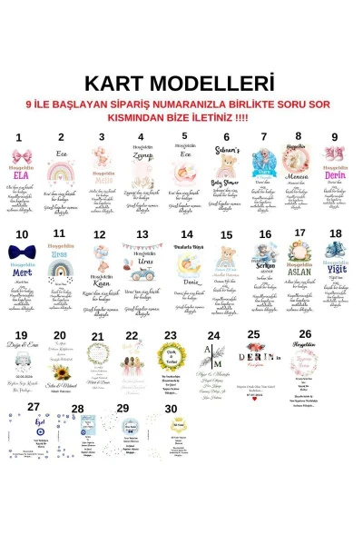 Yellow Flower Card Heart Keychain 5 Pcs Mawlid, Quran Reading, Birthday, Baby - 9