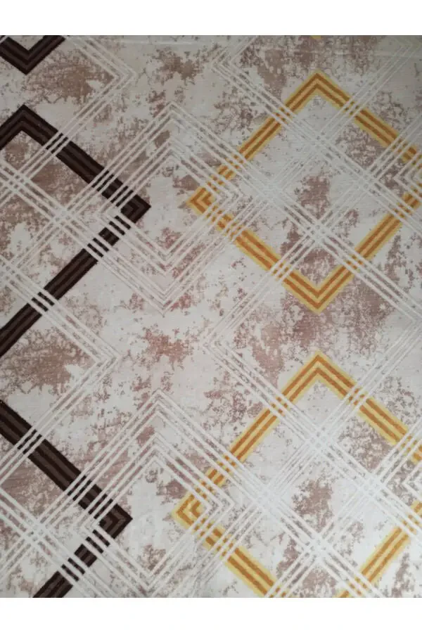 Yellow Soft Washable Non-Slip Base Four Seasons Living Room Bathroom Balcony Youth Room Cut Corridor - 2