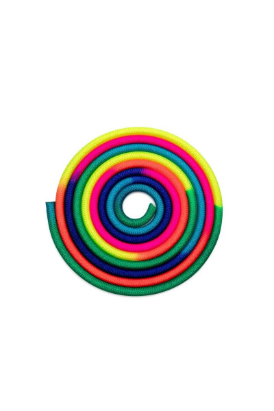 Yellow Sports Pro Series Gymnastics Rope Rainbow - GYMO (1)