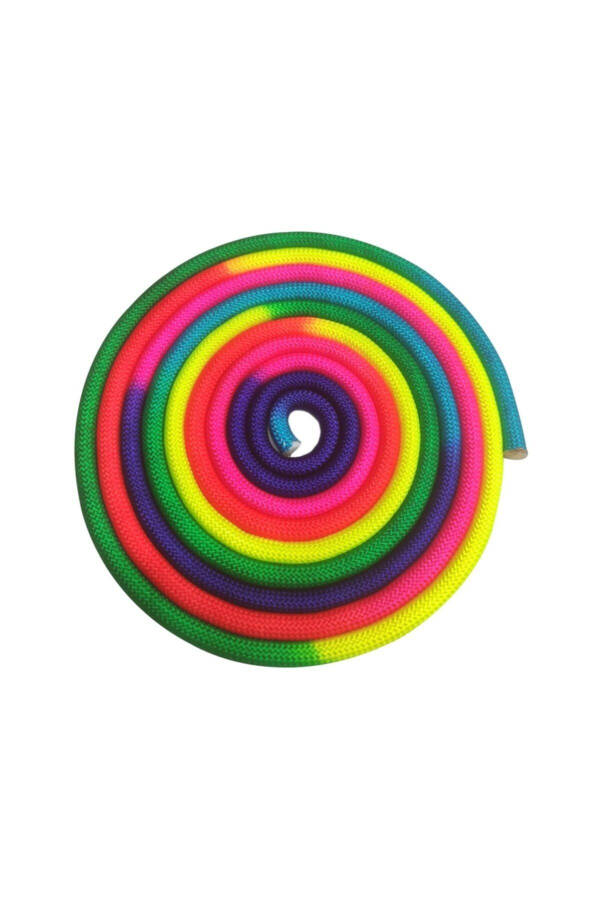 Yellow Sports Pro Series Gymnastics Rope Rainbow - 1