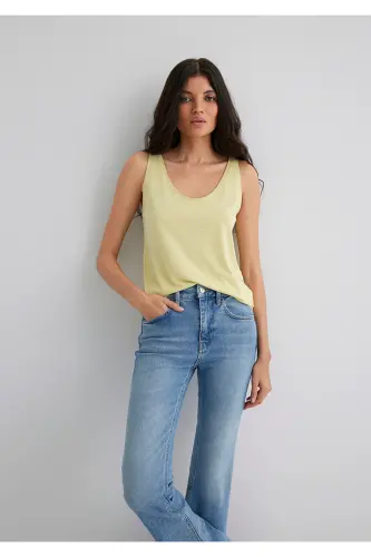 Yellow T-Shirt Slim Fit 1613216-71309-Sar 
