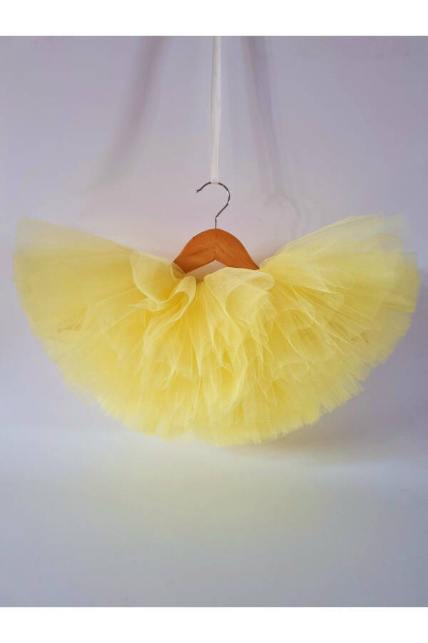 YELLOW TUTU SKIRT (Fluffy Dream Tulle) - 7