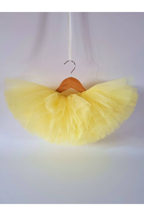 YELLOW TUTU SKIRT (Fluffy Dream Tulle) - 8