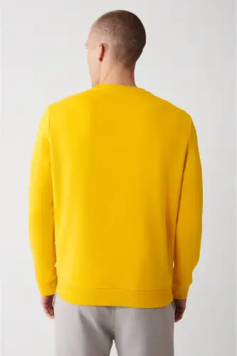 Yellow Unisex Sweatshirt - 4