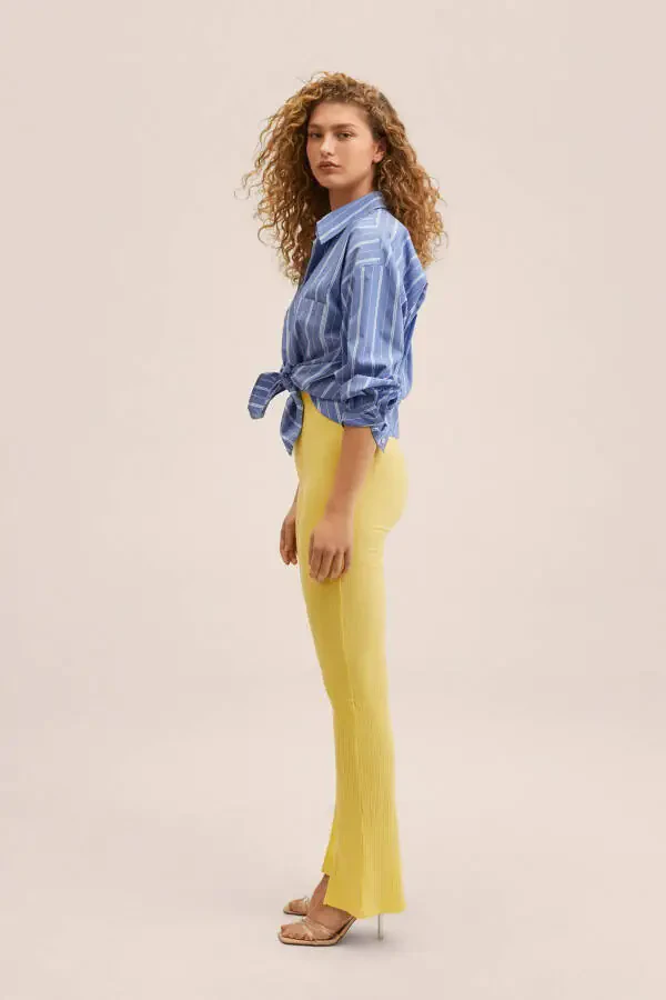 Yellow Women's Pants 27045804 - 8
