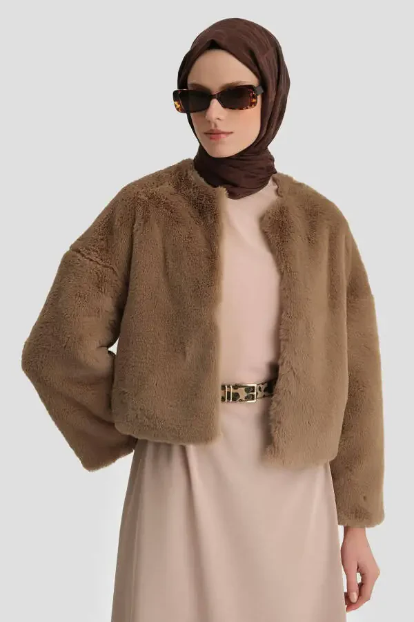 Yengsiz asosiy libos 24kh9926 bej - 3