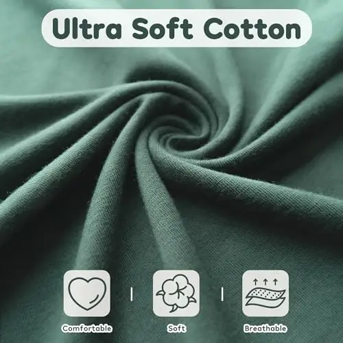 Newborn Baby Knotted Gown, Super Soft Silky Infant Sleeper, Baby Girl Sleep Gown with Mittens, Bow, and Hat Set - 2