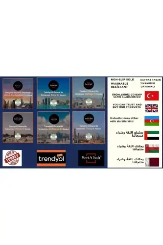 Seria Halı Urunu Olan Post Halı Peluş Kürk Halı 60x100 80x130 80x150 100x150 120x180 Cm-Antrasit - 6