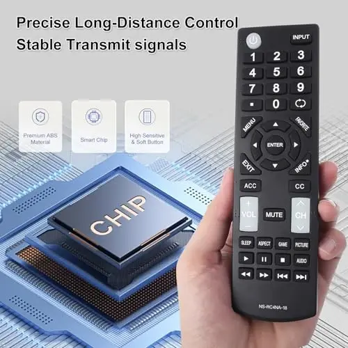 NS-RC4NA-18 Universal Replacement TV Remote Control Fit for All Insignia Smart TVs - Anloti (1)
