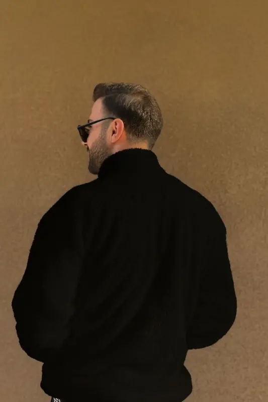 YENİ SEZON ELİT PELUŞ CEKET BAY-SiyahSEUYKRDIL5R - 5