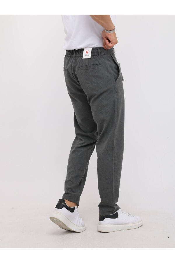 YENİ SEZON YARIM LASTİK JOGGER PANTOLON-ANTRASİT - 3