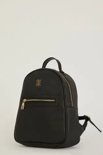 Yeni Siyah Print Kadın Sırt Çantası 05PO22Y1541-Print Yeni Siyah - 3