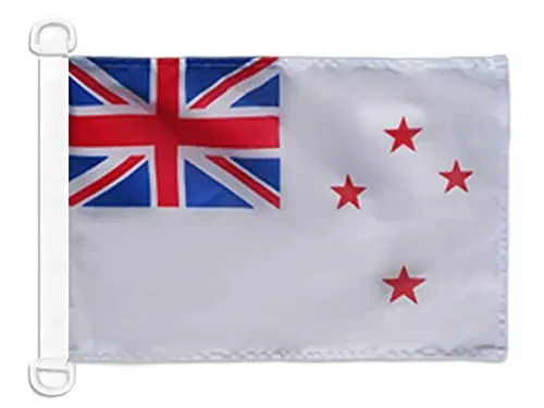 New Zealand Naval Ensign NAUTICAL Flag 18'' x 12'' - New Zeleander –Kiwi War flags 30 x 45 cm. - Banner 12x18 in for boat - AZ FLAG 