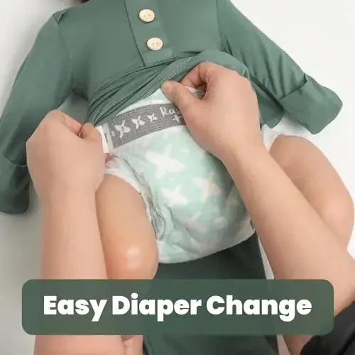 Newborn Baby Knotted Gown, Super Soft Silky Infant Sleeper, Baby Girl Sleep Gown with Mittens, Bow, and Hat Set - 5