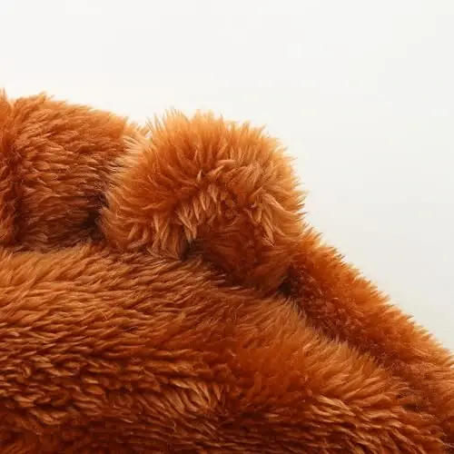 Newborn Infant Baby Boys Girls Cartoon Fleece Hooded Jacket Coat with Ears Warm Todder Kids Outwear Coat Zipper Up 1-6Y - 5