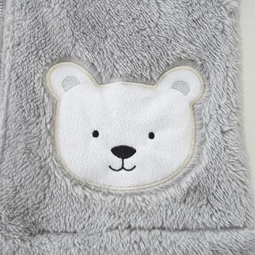 Newborn Infant Baby Boys Girls Cartoon Fleece Hooded Jacket Coat with Ears Warm Todder Kids Outwear Coat Zipper Up 1-6Y - 5