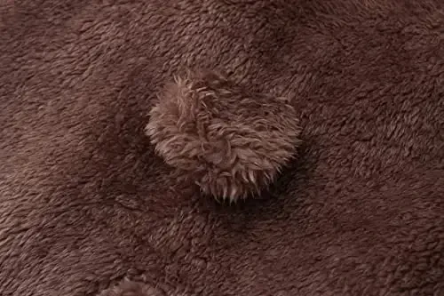 Newborn Baby Snowsuit Fleece Lined Onesie Outfits Warm Hooded Romper for Infant - 7