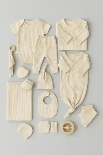 Yenidoğan chaqaloq kiyimlari Lyocell paxta mato - OCH SARĞISH - RG KIDSSTORE (1)