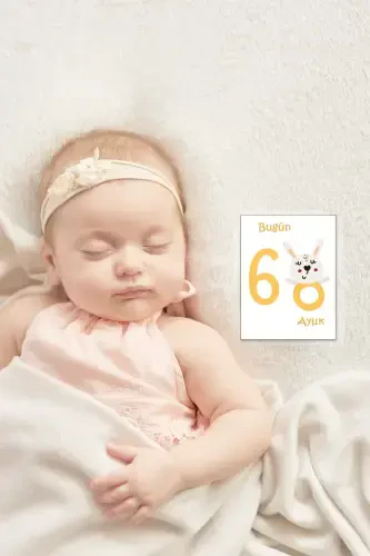 Yenidoʻgʻan Hastane Chiqish Sovgʻalari, Qiz Bola Uchun Xotira Adyoli, 12 Oylik Yubiley Belgilari-MAVİ1 - 5