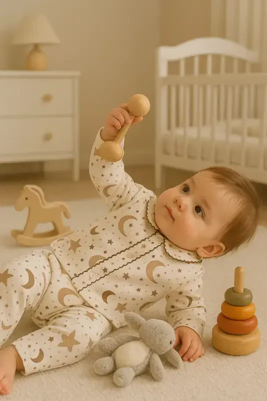 Yenido‘g‘an organik paxta 2 li qiz bola o‘g‘il bola to‘plam-Sariq - 2