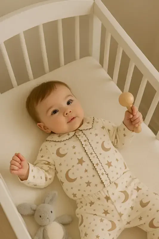 Yenido‘g‘an organik paxta 2 li qiz bola o‘g‘il bola to‘plam-Sariq - 3