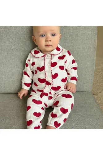 Yeşil beautiful nakışlı 2li bebek takımı-Yeşilbeatifulnakışlı 