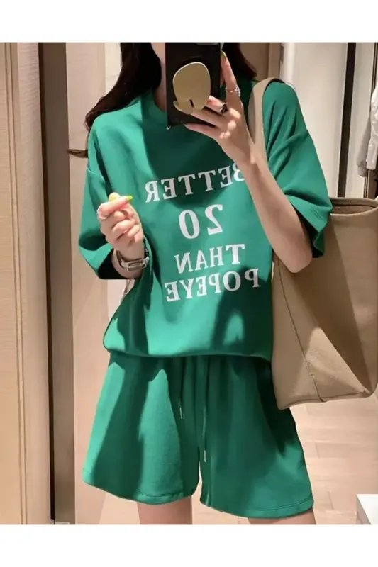 yeşil better baskılı takım-yeşil - 1