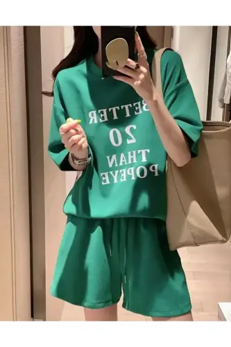 yeşil better baskılı takım-yeşil 