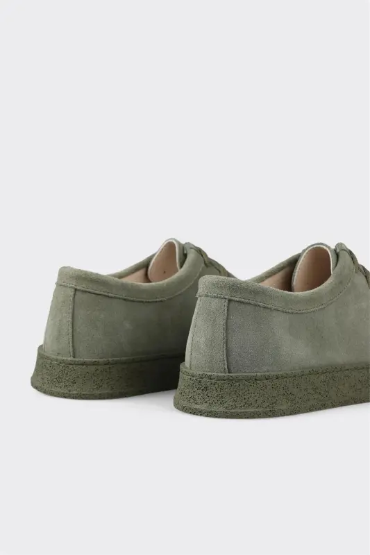 Yeşil Deri Erkek Spor Ayakkabı - Yeşil - ELLE SHOES