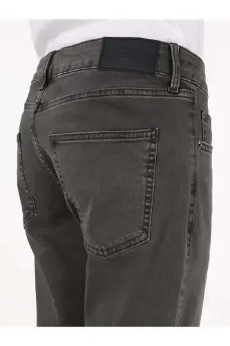 Straıght Fıt Orta Bel Düz Paça Erkek Yeşil Pantolon - 6