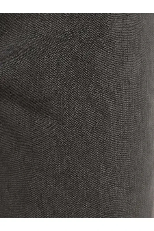 Straıght Fıt Orta Bel Düz Paça Erkek Yeşil Pantolon - 7