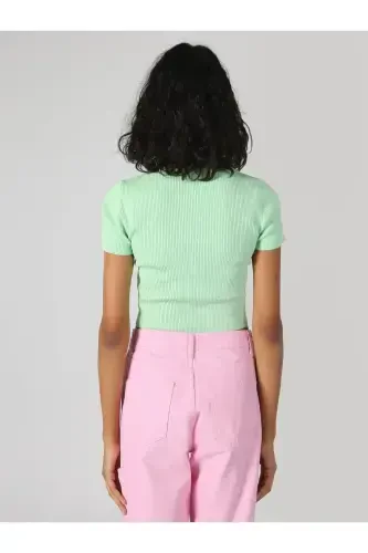 Yeşil Kadın Tshirt K.kol - COLIN’S (1)