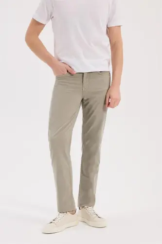 Yeşil Slim Fit 5 Cep Spor Pantolon - JAKAMEN (1)