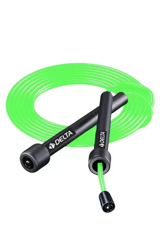 Yeşil Uzunluğu Ayarlanabilir Deluxe Atlama İpi-YESIL - 1