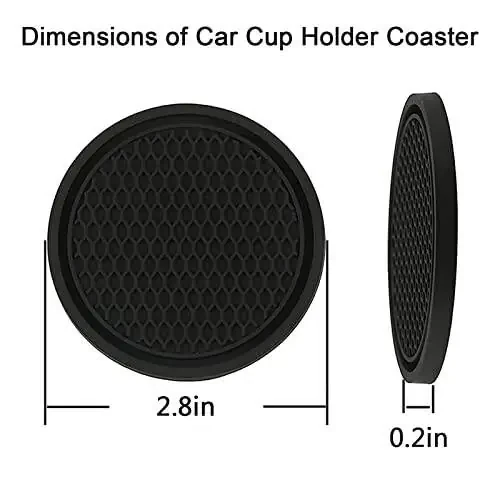 Yesrock 2-in-1 (Car Cleaning Gel for Car Detailing) and (4 Pack of 2.8-inch Car Coasters for Cup Holders) Automotive Dust Cleaning Putty Car Slime for Cleaning Car Interior, PC, Keyboard (Rose Red) - 5