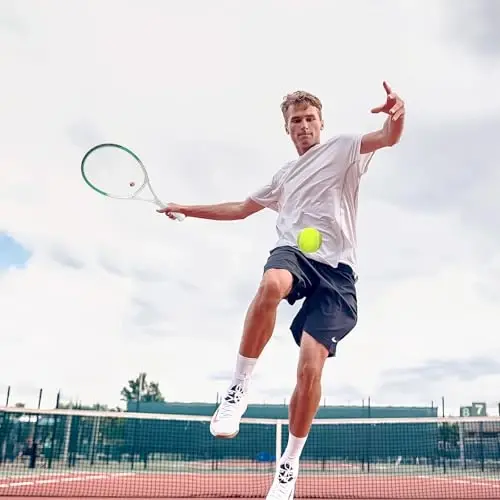 Adult 2 Player Tennis Racket Perfect for Beginner and Professional Players, 27” Speed Tennis Racquet Include Tennis Balls, Overgrips, Tennis Bag, Vibration Dampe, Cover - 6