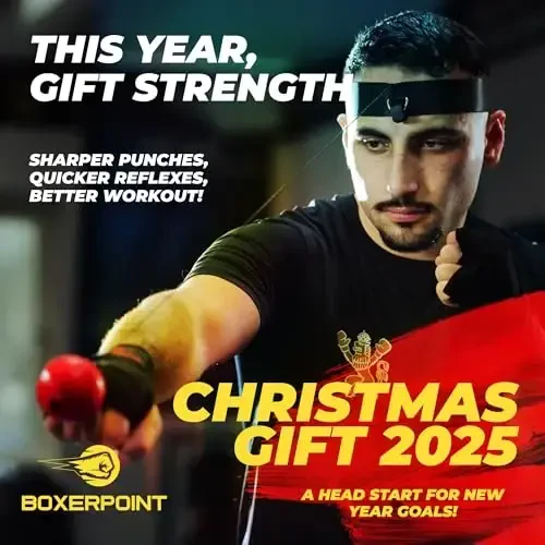 Boxing Reflex Ball for Adults and Kids - React Reflex Balls on String with Headband, Carry Bag and Hand Wraps - Improve Hand Eye Coordination, Punching Speed, Fight Reaction - BOXERPOINT