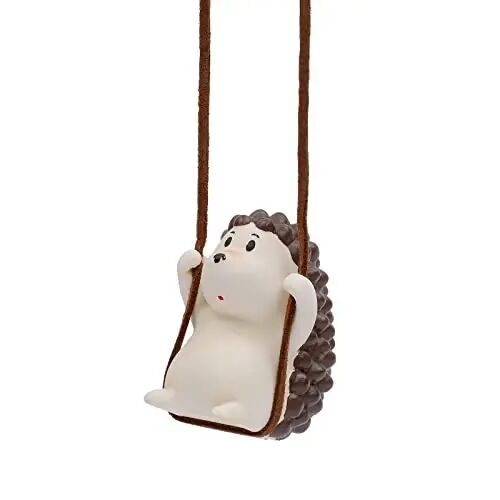 YGMONER Cute Swinging Hedgehog Car Rear View Mirror Hanging Accessories Funny Car Interior Decor Gifts for Women Men (Hedgehog) - 6