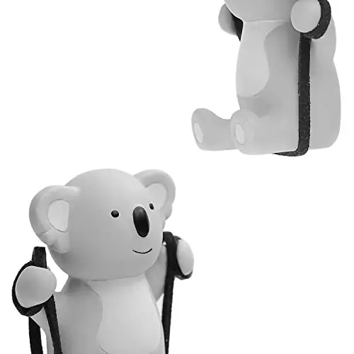YGMONER Cute Swinging Koala Car Rear View Mirror Hanging Accessories Funny Car Interior Decor Gifts for Women Men (Koala) - 6