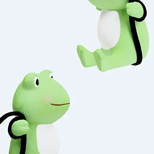 YGMONER Cute Swinging Frog Car Rear View Mirror Hanging Accessories Funny Car Interior Decor Gifts for Women Men (Frog) - 5